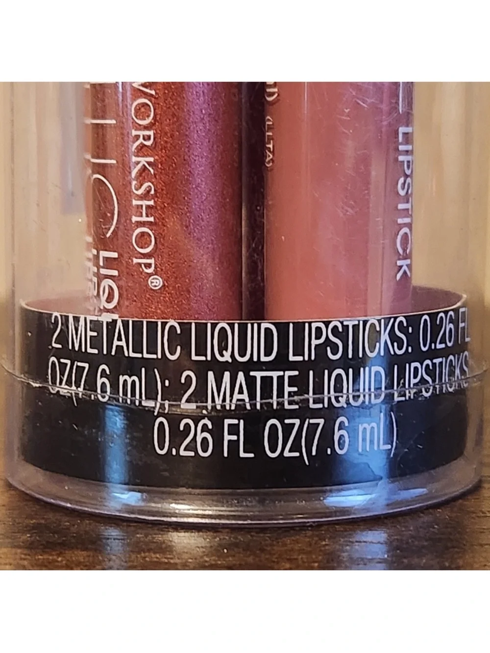 The Color Workshop Liquid Lipstick Duo - Metallic Rose & Dusty Mauve